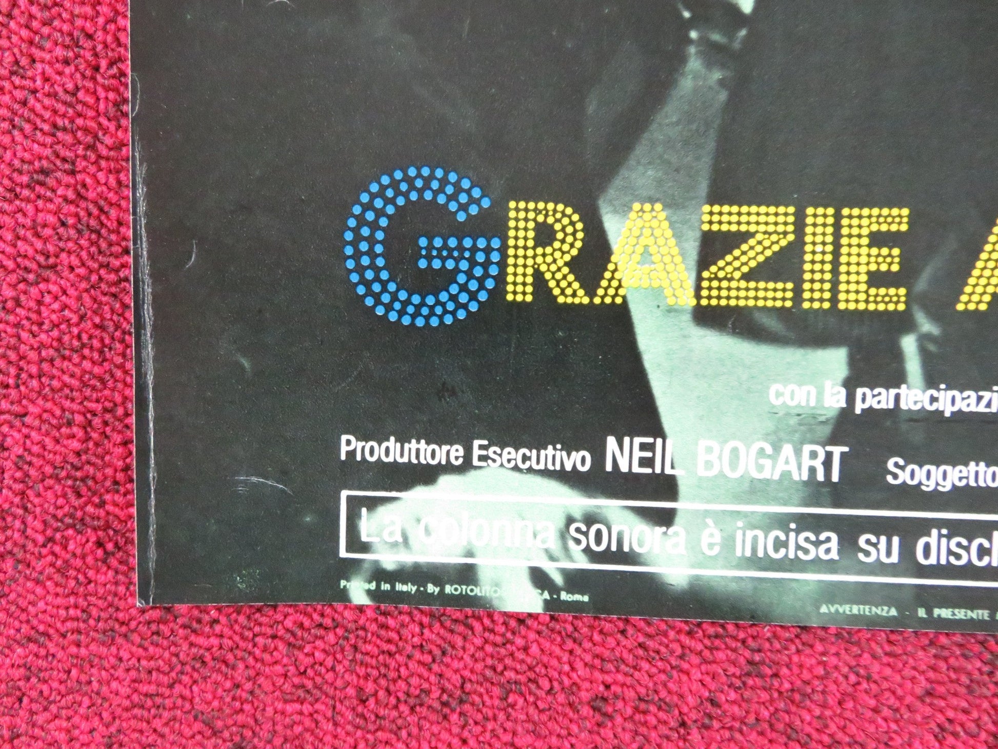 THANK GOD IT'S FRIDAY - G ITALIAN FOTOBUSTA POSTER DONNA SUMMER V.LANDSBURG 1978 Rendezvous Cinema Movie posters