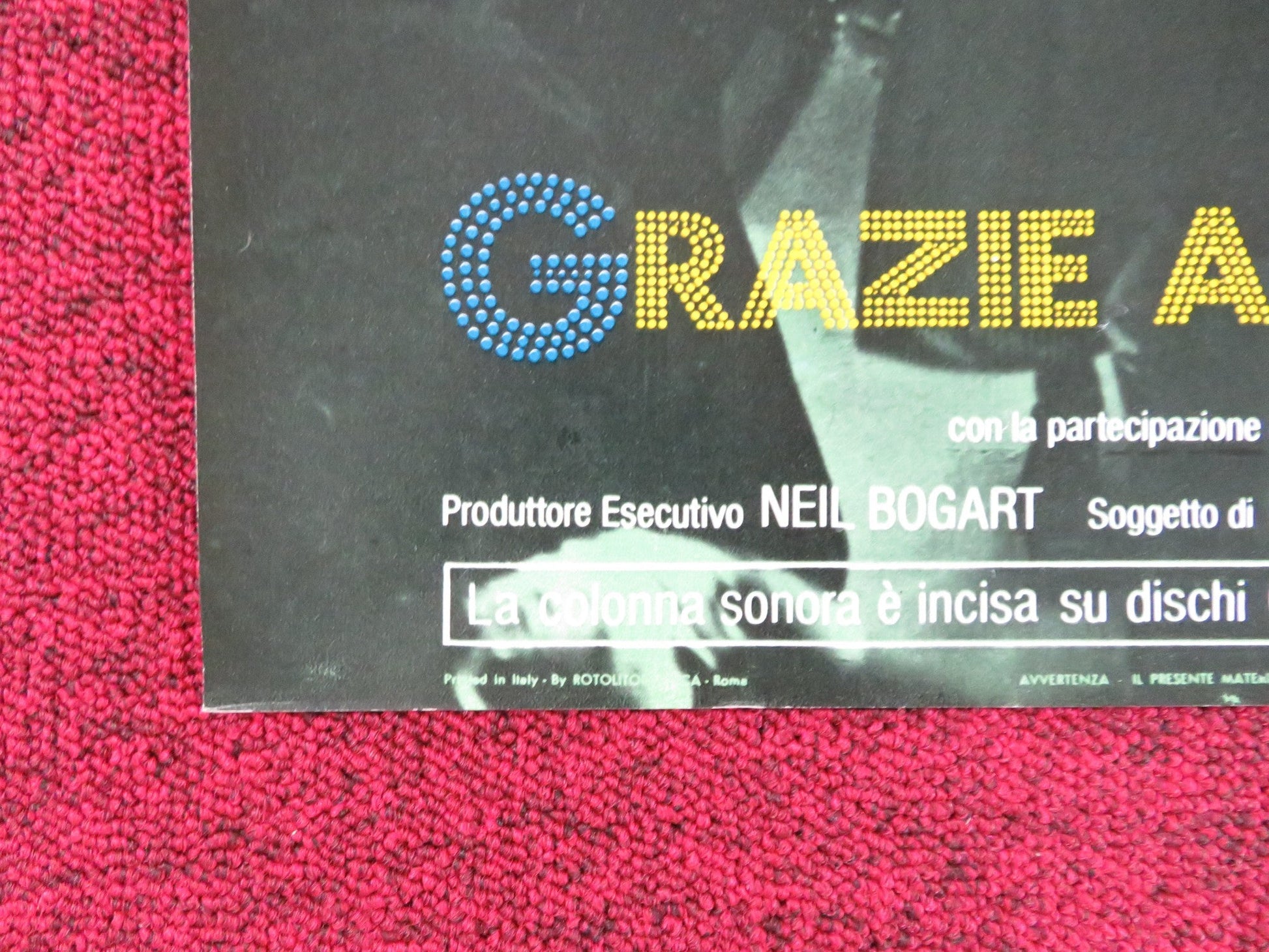 THANK GOD IT'S FRIDAY - H ITALIAN FOTOBUSTA POSTER DONNA SUMMER V.LANDSBURG 1978 Rendezvous Cinema Movie posters