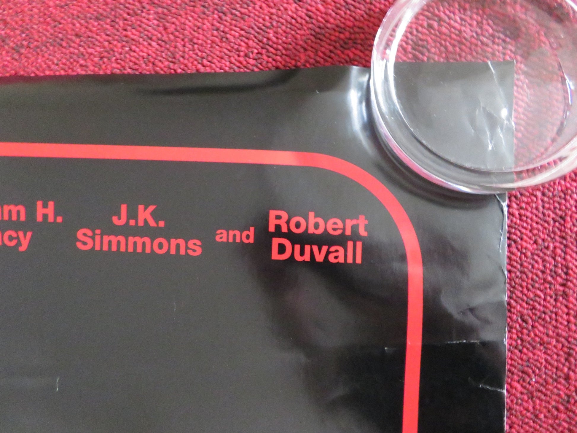 THANK YOU FOR SMOKING US ONE SHEET ROLLED POSTER AARON ECKHART JOAN LUNDEN 2005 Rendezvous Cinema Movie posters