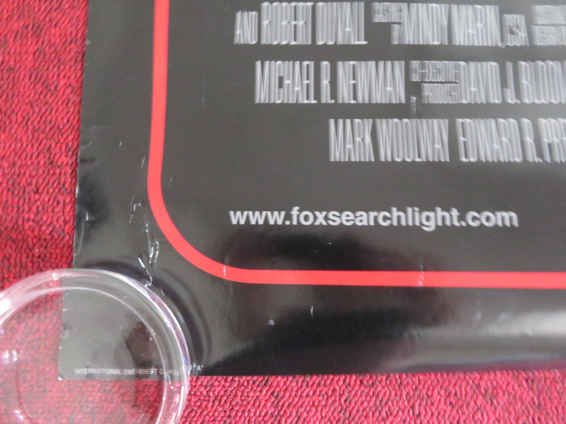 THANK YOU FOR SMOKING US ONE SHEET ROLLED POSTER AARON ECKHART JOAN LUNDEN 2005 Rendezvous Cinema Movie posters