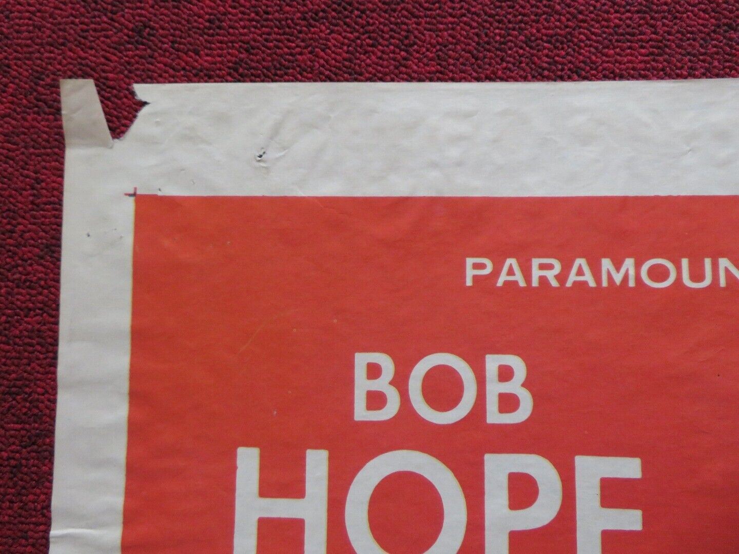 THAT CERTAIN FEELING FOLDED US ONE SHEET POSTER BOB HOPE EVA MARIE SAINT 1956 Movie posters