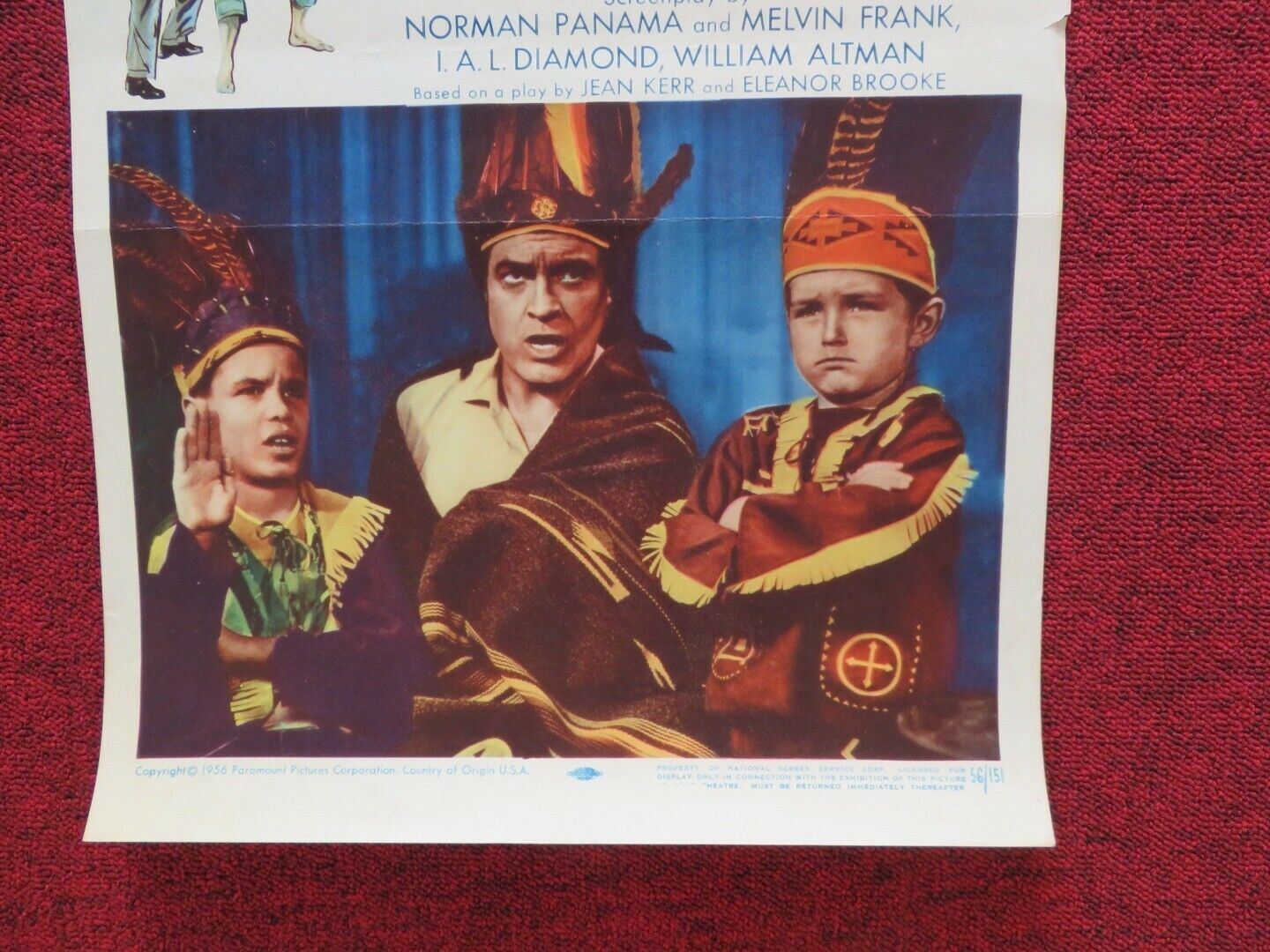 THAT CERTAIN FEELING US INSERT (14"x 36") POSTER BOB HOPE EVA MARIE SAINT 1956 Movie posters