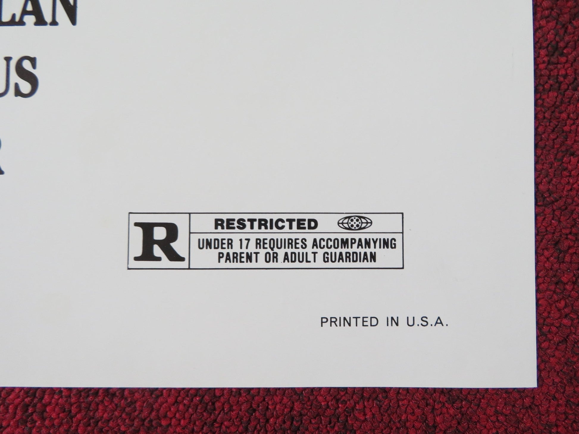 THAT CHAMPIONSHIP SEASON FOLDED US ONE SHEET POSTER CANNON BRUCE DERN 1982 Rendezvous Cinema Movie posters