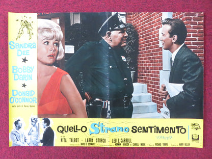 THAT FUNNY FEELING - D ITALIAN FOTOBUSTA POSTER SANDRA DEE BOBBY DARIN 1965 Rendezvous Cinema Movie posters