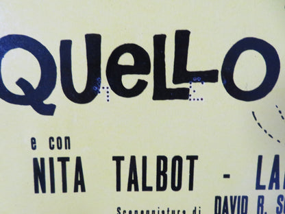 THAT FUNNY FEELING - E ITALIAN FOTOBUSTA POSTER SANDRA DEE BOBBY DARIN 1965 Rendezvous Cinema Movie posters