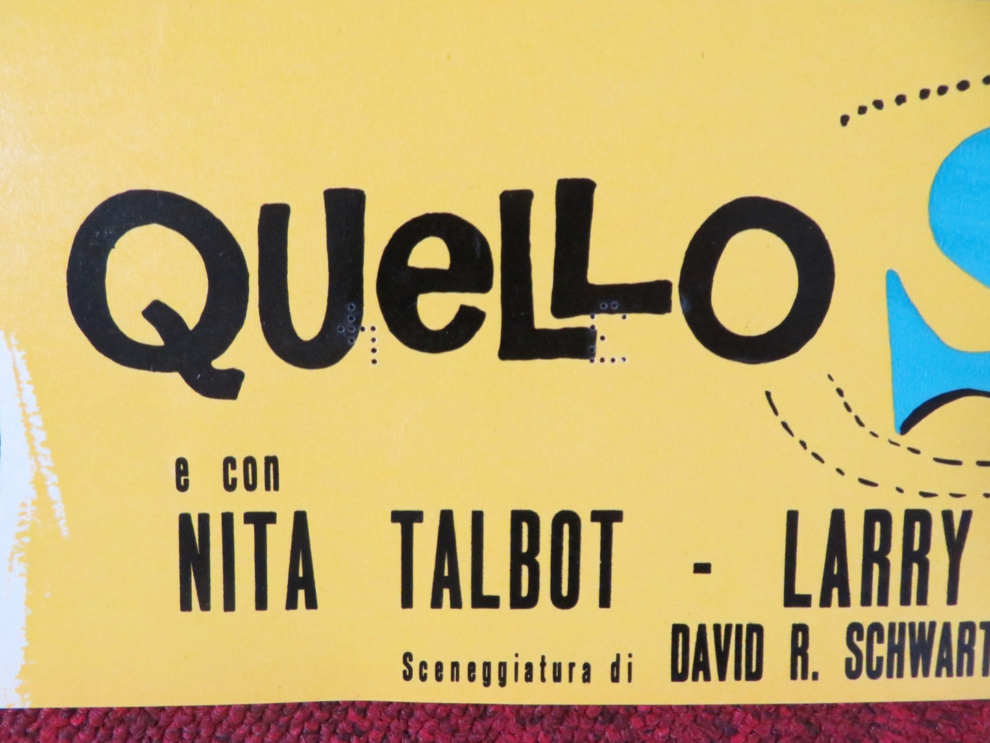 THAT FUNNY FEELING - F ITALIAN FOTOBUSTA POSTER SANDRA DEE BOBBY DARIN 1965 Rendezvous Cinema Movie posters