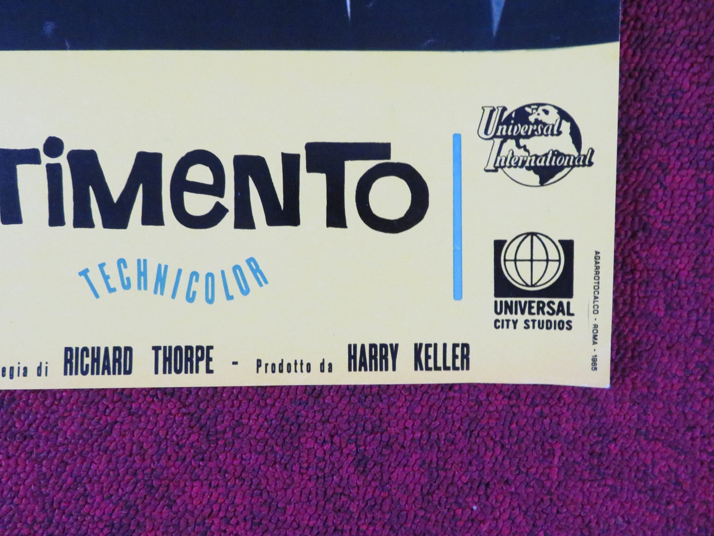 THAT FUNNY FEELING - F ITALIAN FOTOBUSTA POSTER SANDRA DEE BOBBY DARIN 1965 Rendezvous Cinema Movie posters