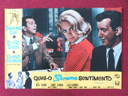 THAT FUNNY FEELING - F ITALIAN FOTOBUSTA POSTER SANDRA DEE BOBBY DARIN 1965 Rendezvous Cinema Movie posters