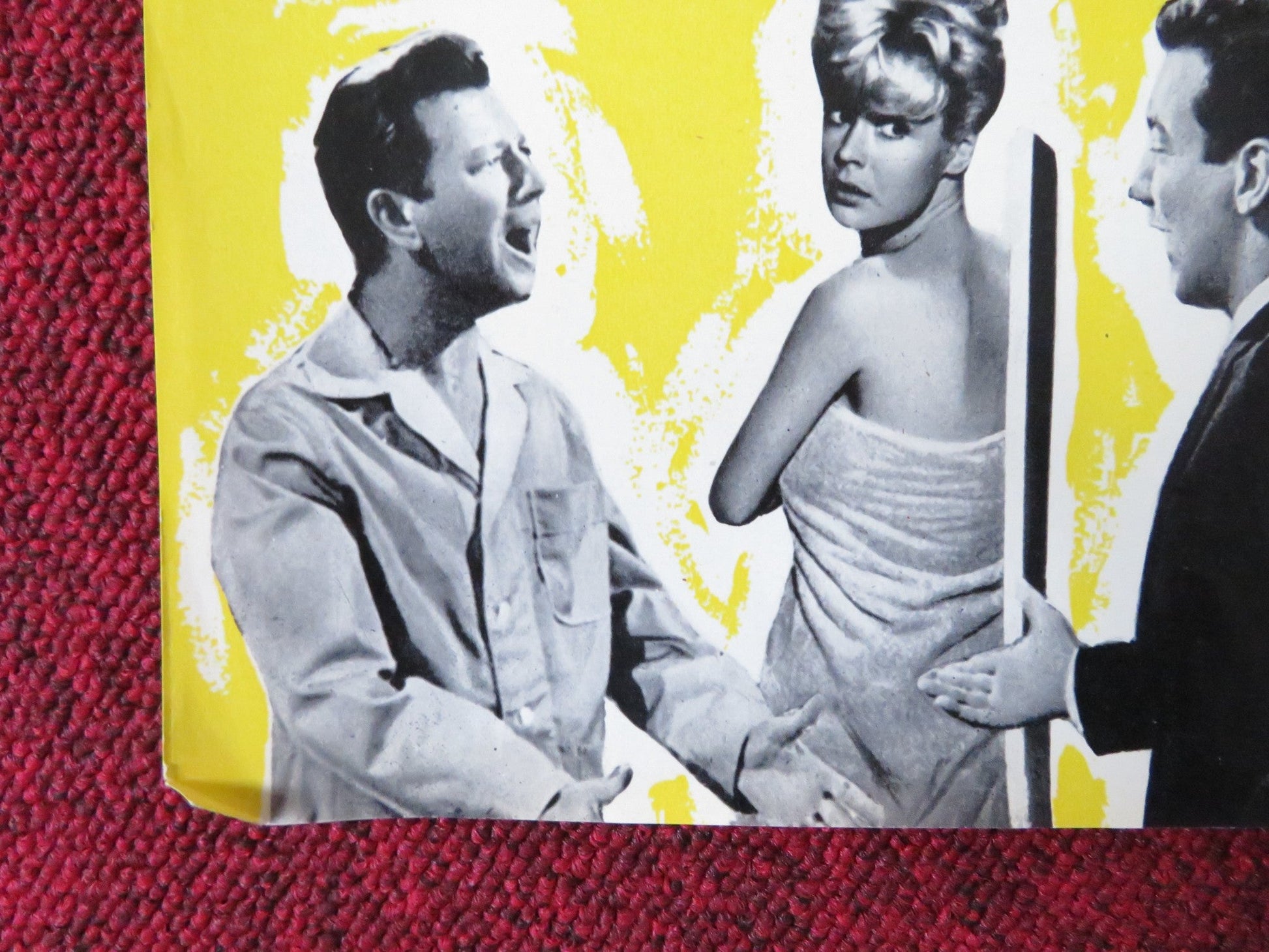 THAT FUNNY FEELING - G ITALIAN FOTOBUSTA POSTER SANDRA DEE BOBBY DARIN 1965 Rendezvous Cinema Movie posters