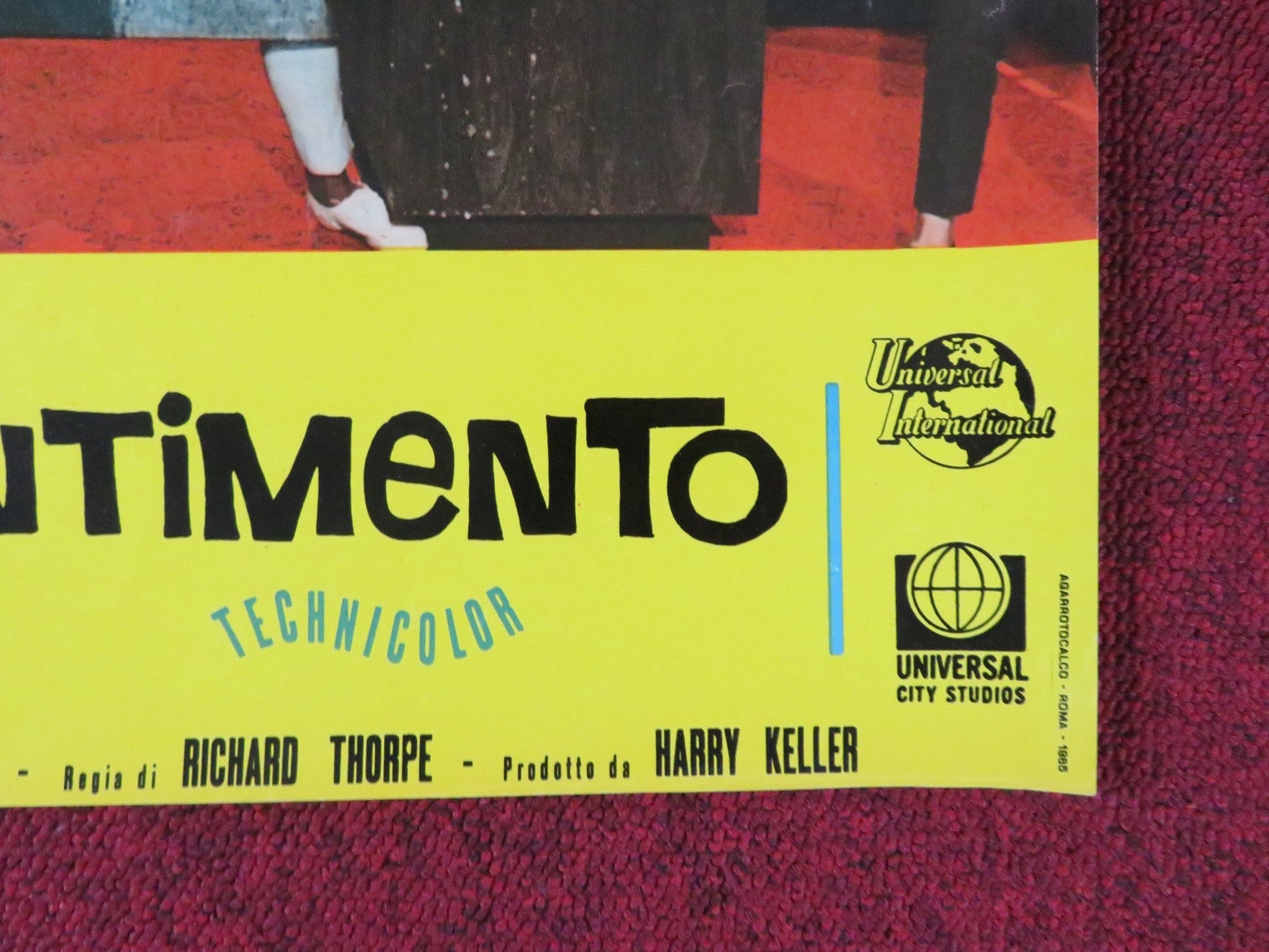 THAT FUNNY FEELING - H ITALIAN FOTOBUSTA POSTER SANDRA DEE BOBBY DARIN 1965 Rendezvous Cinema Movie posters