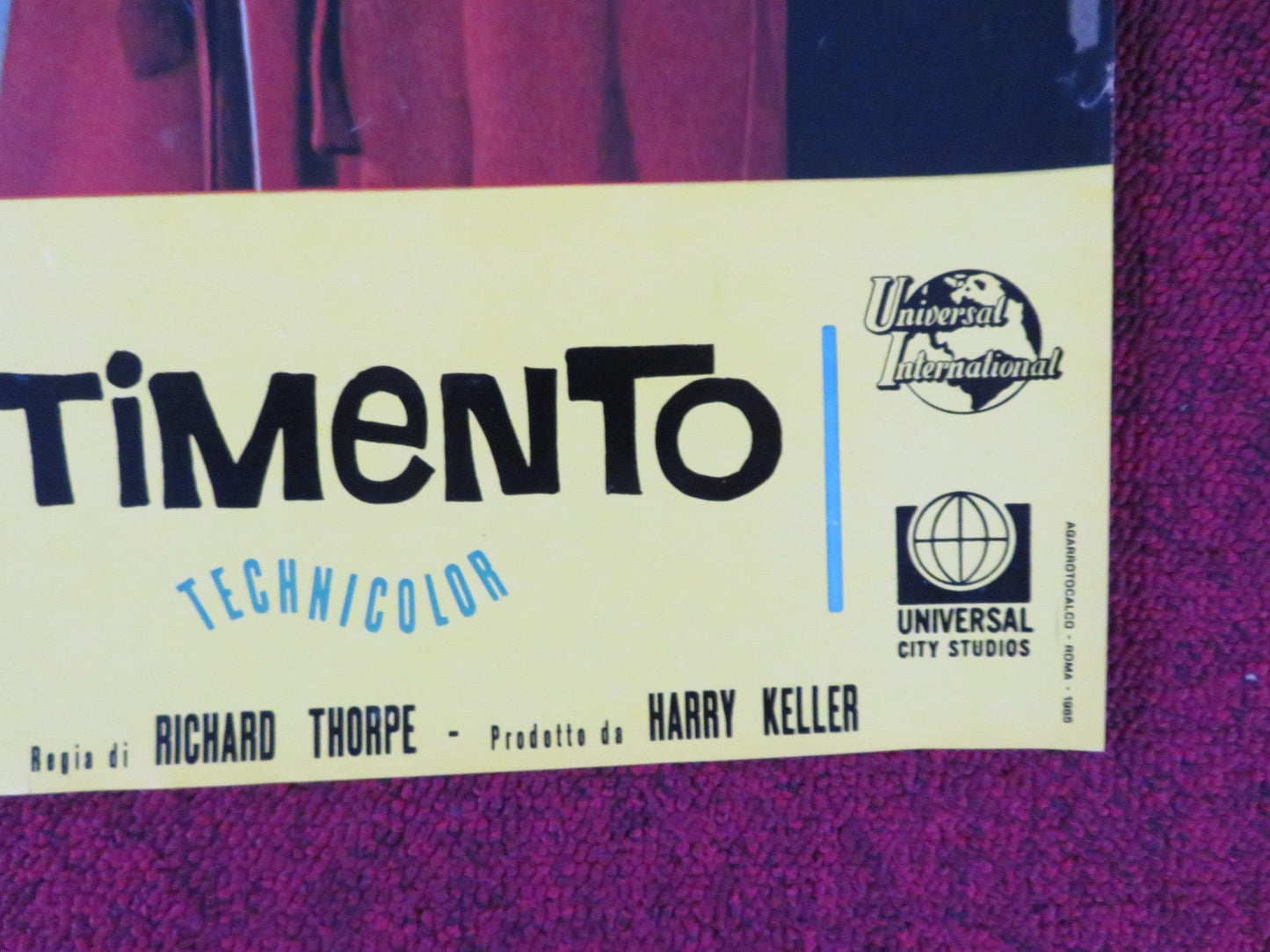 THAT FUNNY FEELING - I ITALIAN FOTOBUSTA POSTER SANDRA DEE BOBBY DARIN 1965 Rendezvous Cinema Movie posters