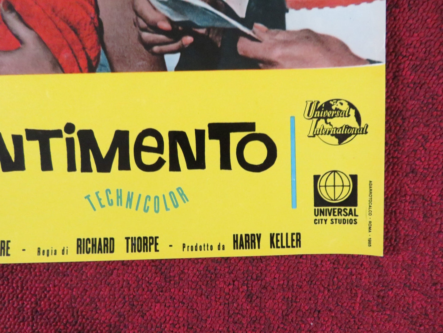 THAT FUNNY FEELING - J ITALIAN FOTOBUSTA POSTER SANDRA DEE BOBBY DARIN 1965 Rendezvous Cinema Movie posters