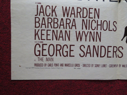 THAT KIND OF WOMAN FOLDED US ONE SHEET POSTER SOPHIA LOREN TAB HUNTER 1959 - Rendezvous Cinema