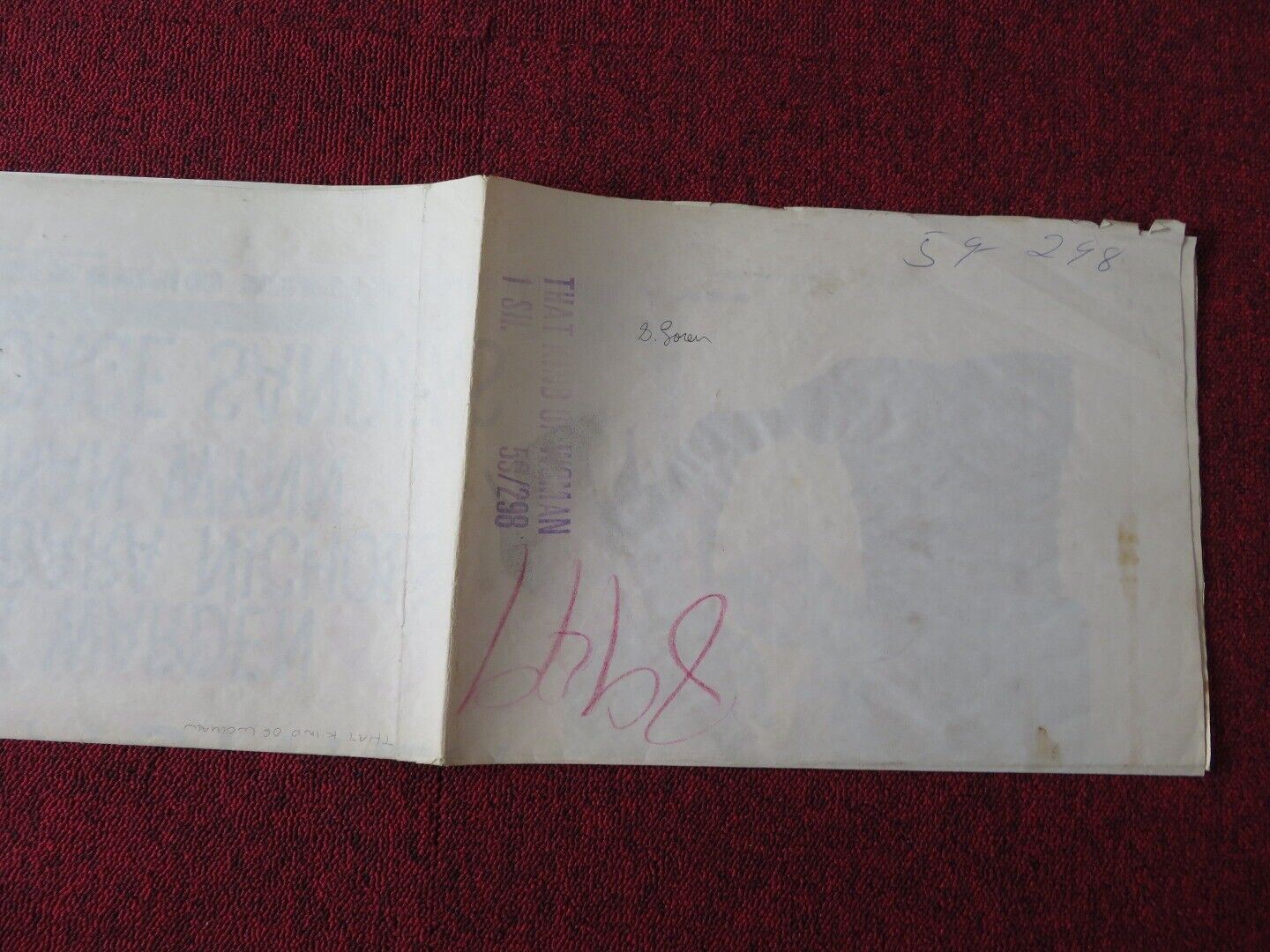 THAT KIND OF WOMAN FOLDED US ONE SHEET POSTER SOPHIA LOREN TAB HUNTER 1959 - Rendezvous Cinema