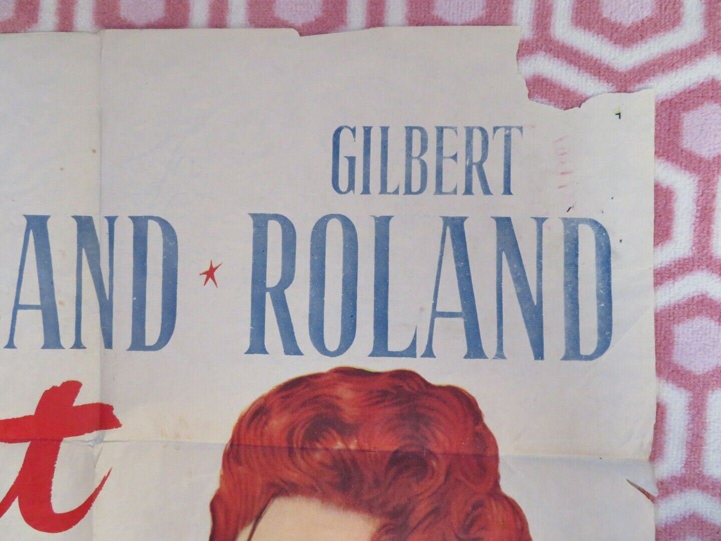THAT LADY FOLDED US ONE SHEET POSTER OLIVIA DE HAVILLAND 1955 Movie posters
