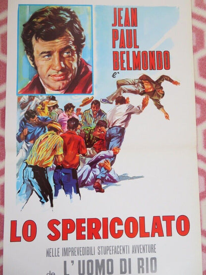 That Man from Rio ITALIAN LOCANDINA (27.5"x 13") POSTER JEAN-PAUL BELMONDO 1964 - Rendezvous Cinema
