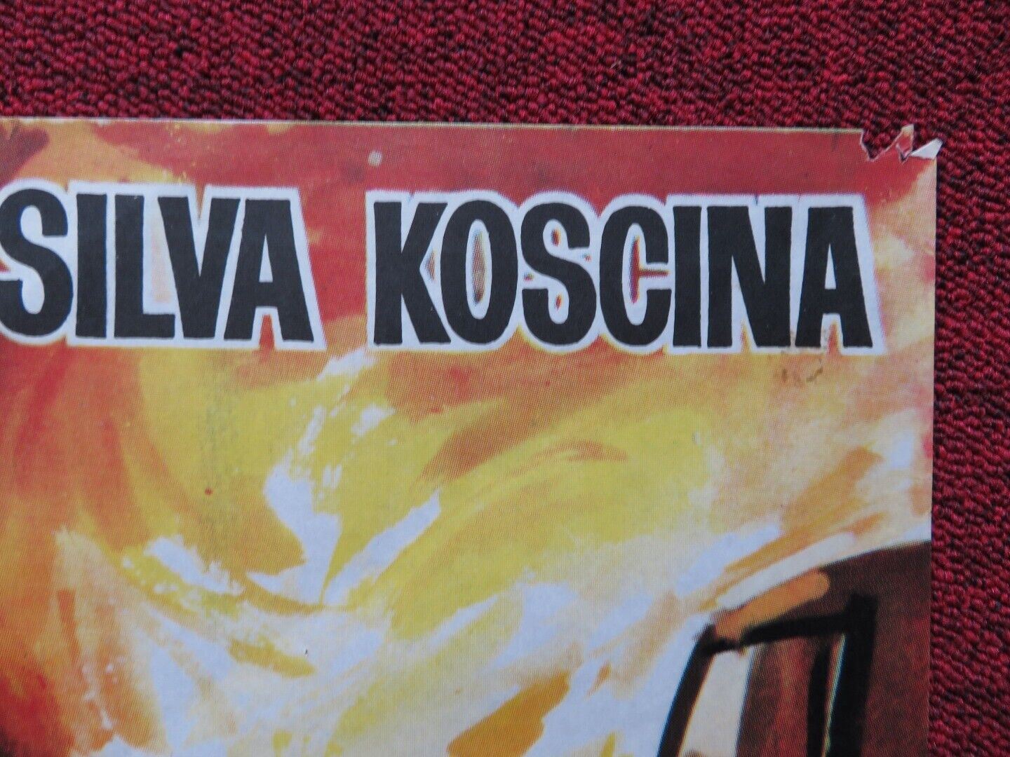 THAT MAN IN ISTANBUL SPANISH ROLLED POSTER HORST BUCHHOLZ SILVA KOSCINA 1965 Movie posters