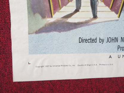 THAT NIGHT! FOLDED US ONE SHEET POSTER JOHN BEAL AUGUSTA DABNEY 1957 Rendezvous Cinema Movie posters