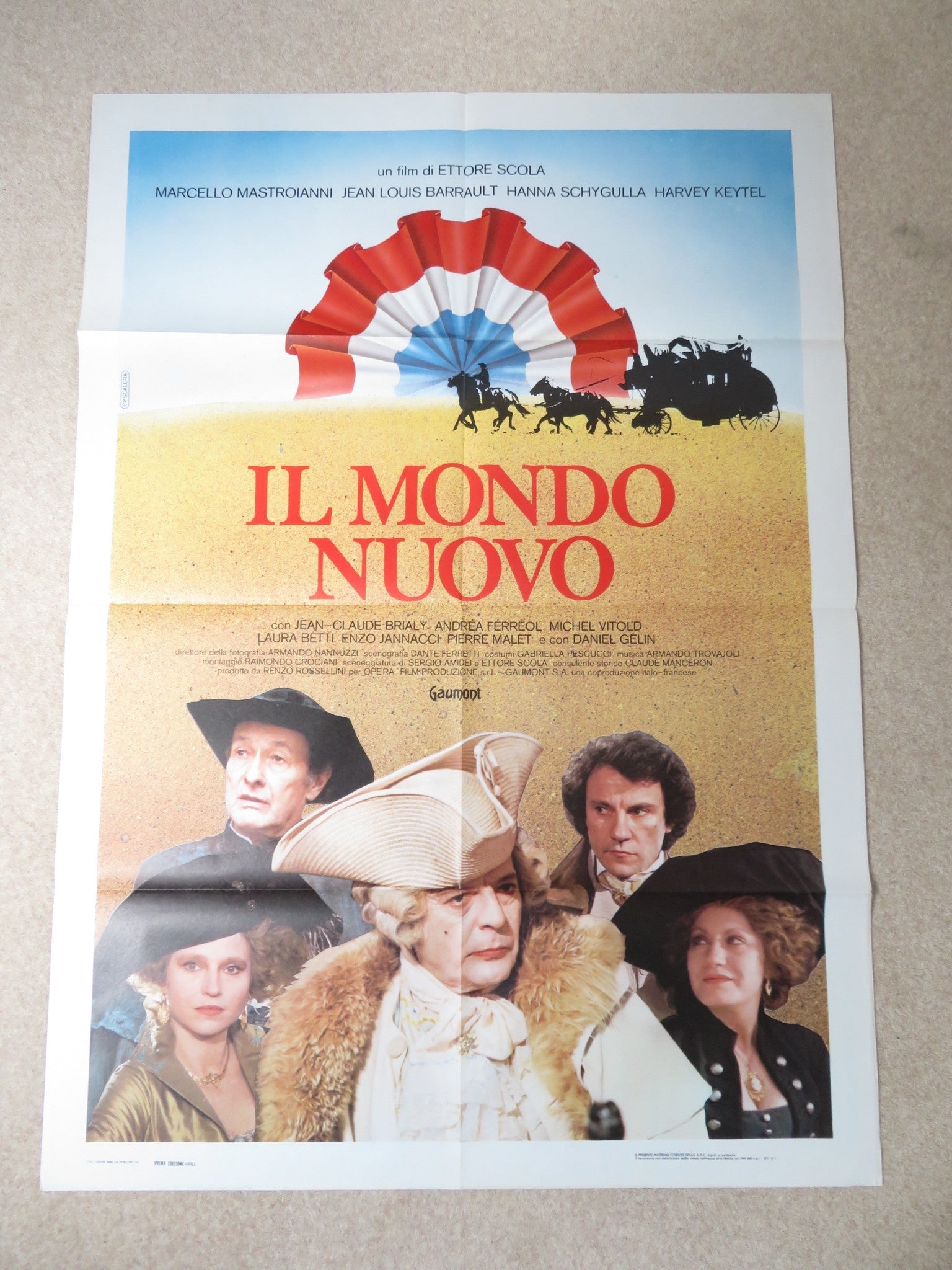 THAT NIGHT IN VARENNES ITALIAN 2 FOGLIO POSTER MARCELLO MASTROIANNI 1982 Rendezvous Cinema Movie posters
