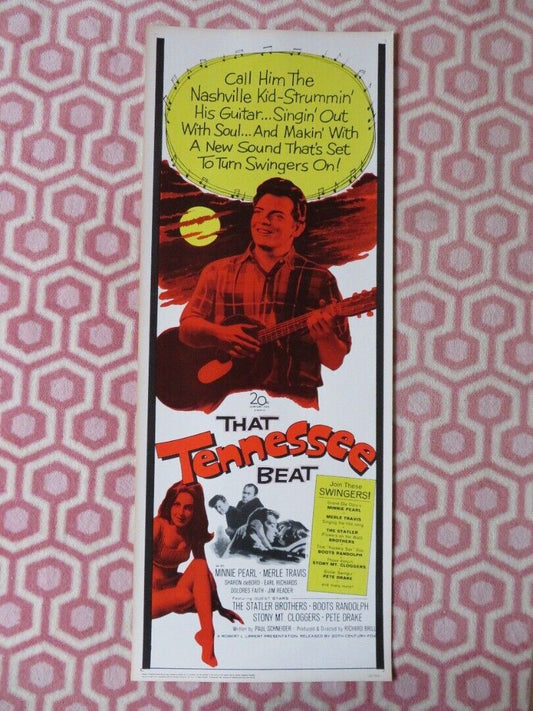 THAT TENNESSEE BEAT US INSERT (14"x 36") POSTER MINNIE PEARL MERLE TRAVIS 1966 Movie posters