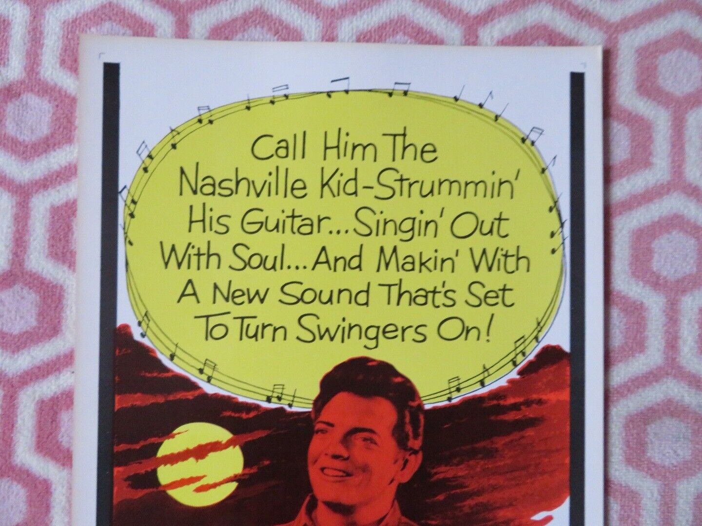 THAT TENNESSEE BEAT US INSERT (14"x 36") POSTER MINNIE PEARL MERLE TRAVIS 1966 Movie posters