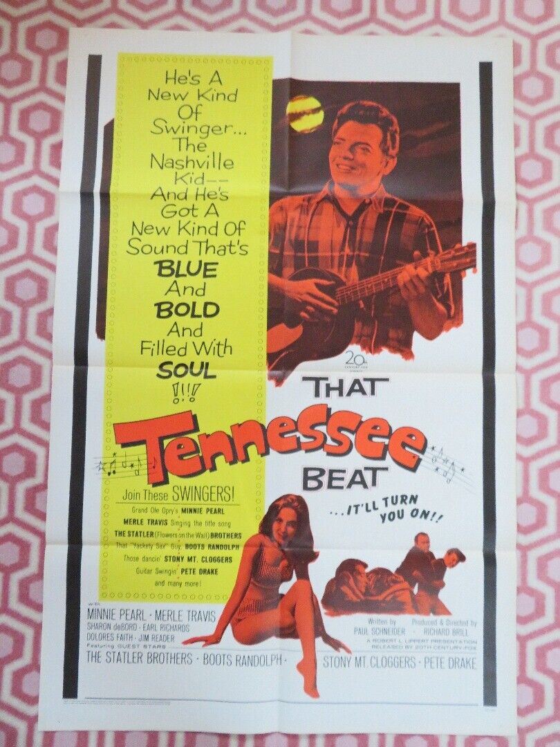 THAT TENNESSEE BEAT US ONE SHEET POSTER MINNIE PEARL MERLE TRAVIS 1966 - Rendezvous Cinema