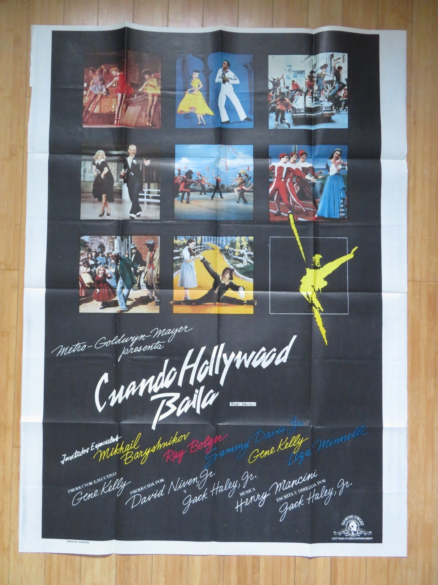 THAT'S DANCING ARGENTINEAN POSTER GENE KELLY LIZA MINNELLI 1985 Rendezvous Cinema Movie posters