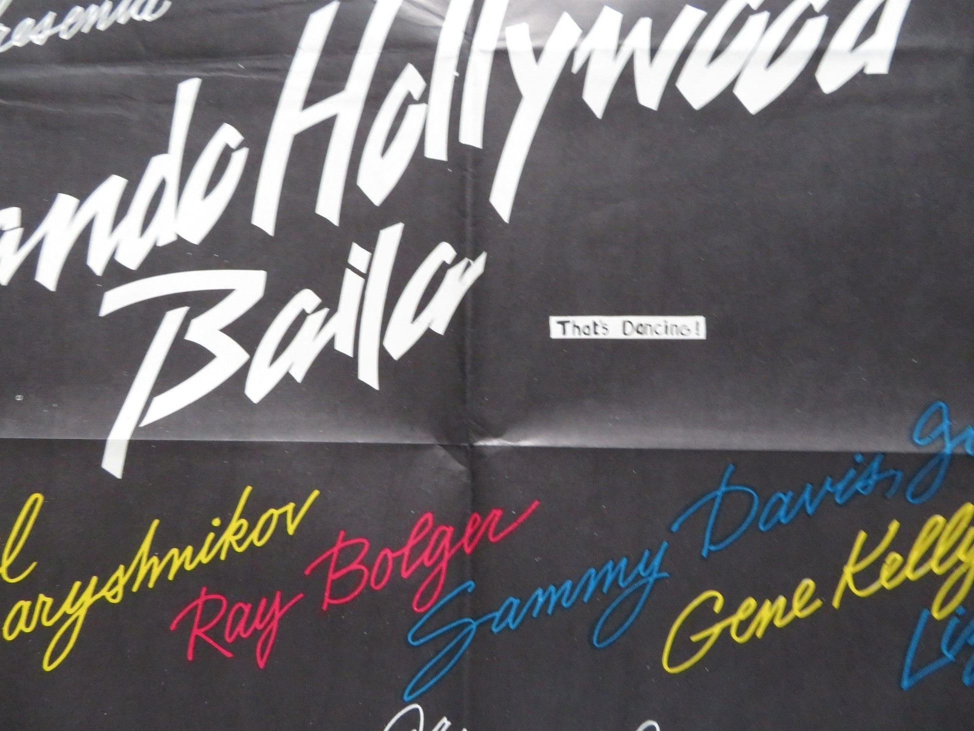 THAT'S DANCING ARGENTINEAN POSTER GENE KELLY LIZA MINNELLI 1985 Rendezvous Cinema Movie posters