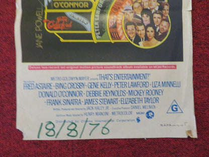 THAT'S ENTERTAINMENT FOLDED AUSTRALIAN DAYBILL POSTER FRED ASTARE BING CROSBY Movie posters