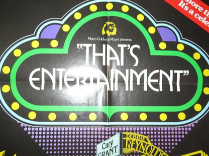 THATS ENTERTAINMENT! FOLDED US ONE SHEET POSTER FRED ASTAIRE GENE KELLY 1974 - Rendezvous Cinema