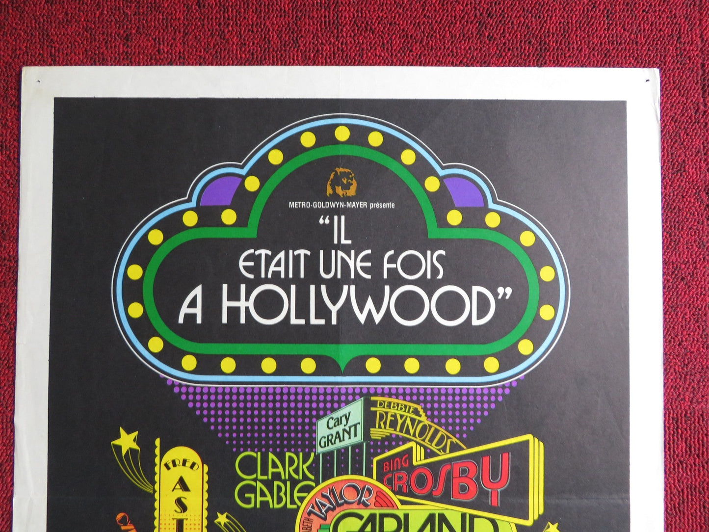 THAT'S ENTERTAINMENT FRENCH POSTER FRED ASTAIRE BING CROSBY GENE KELLY 1974 Rendezvous Cinema Movie posters