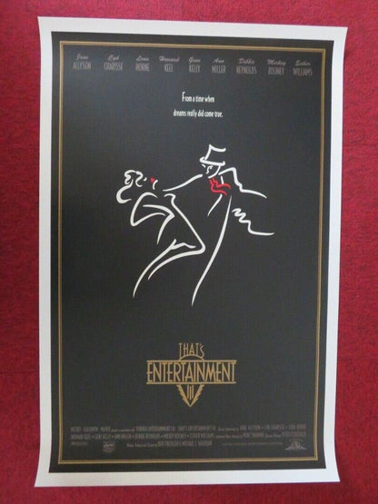 THAT'S ENTERTAINMENT PART III US ONE SHEET ROLLED POSTER GENE KELLY 1994 Movie posters