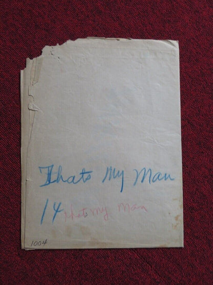 THAT'S MY MAN FOLDED US ONE SHEET POSTER DON AMECHE CATHERINE MCLEOD 1947 - Rendezvous Cinema