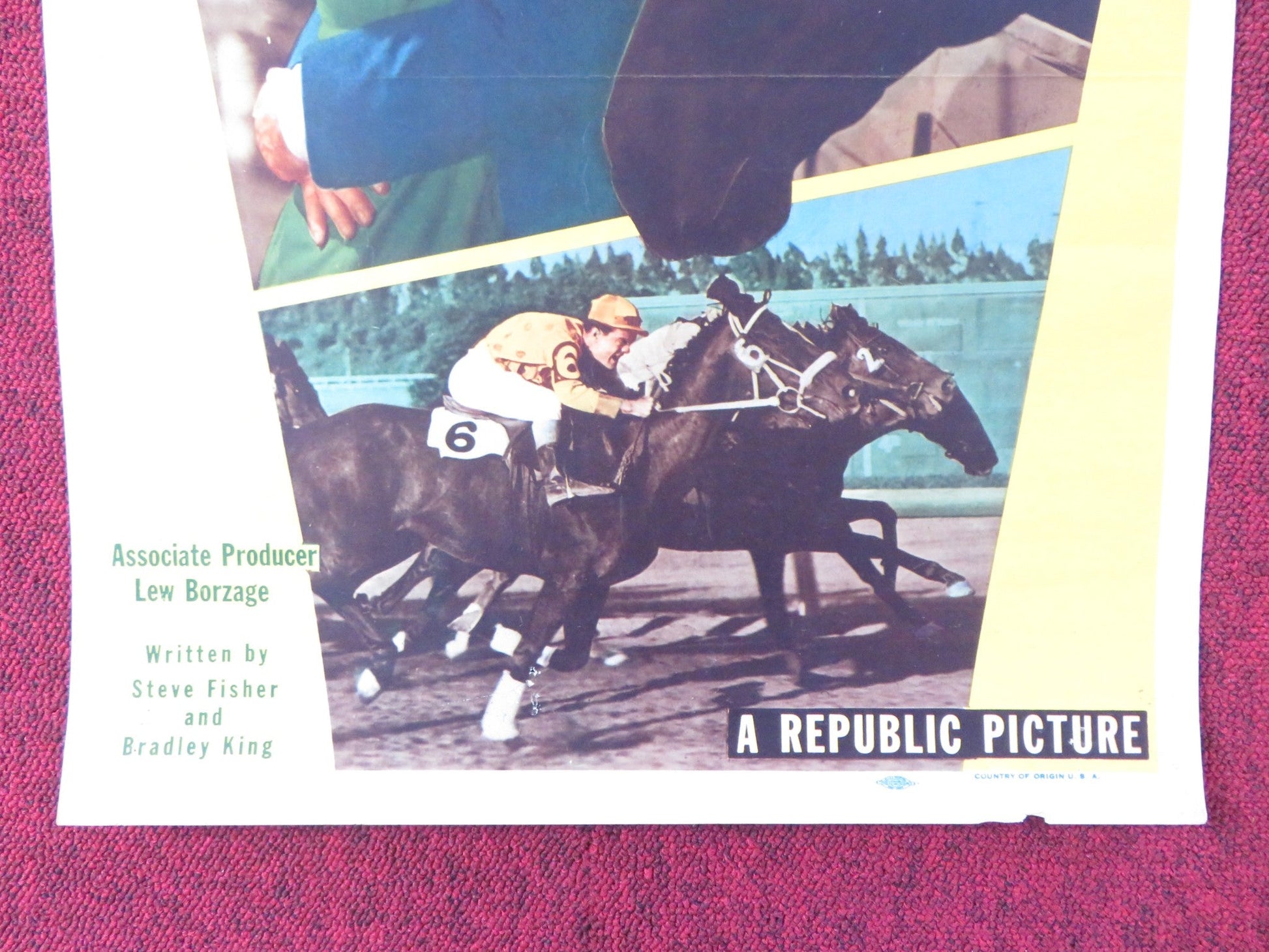 THAT'S MY MAN US INSERT (14"x 36") POSTER DON AMECHE CATHERINE MCLEOD 1947 Rendezvous Cinema Movie posters