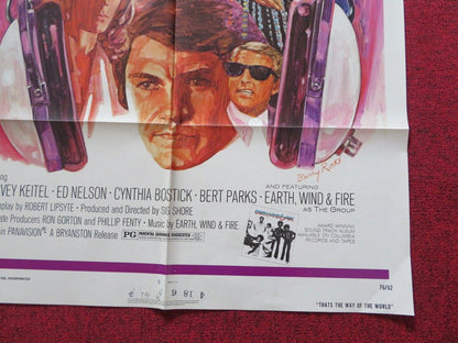 THATS THE WAY OFTHE WORLD FOLDED US ONE SHEET POSTER HARVEY KEITEL 1976 - Rendezvous Cinema