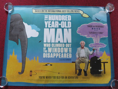 THE 100 YEAR - OLD MAN WHO CLIMBED OUT THE.. UK QUAD (30"x 40") ROLLED POSTER 2013 Rendezvous Cinema Movie posters