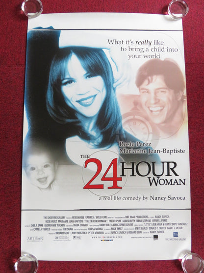 THE 24 HOUR WOMAN US ONE SHEET ROLLED POSTER ROSIE PEREZ M. JEAN - BAPTISTE 1999 Rendezvous Cinema Movie posters