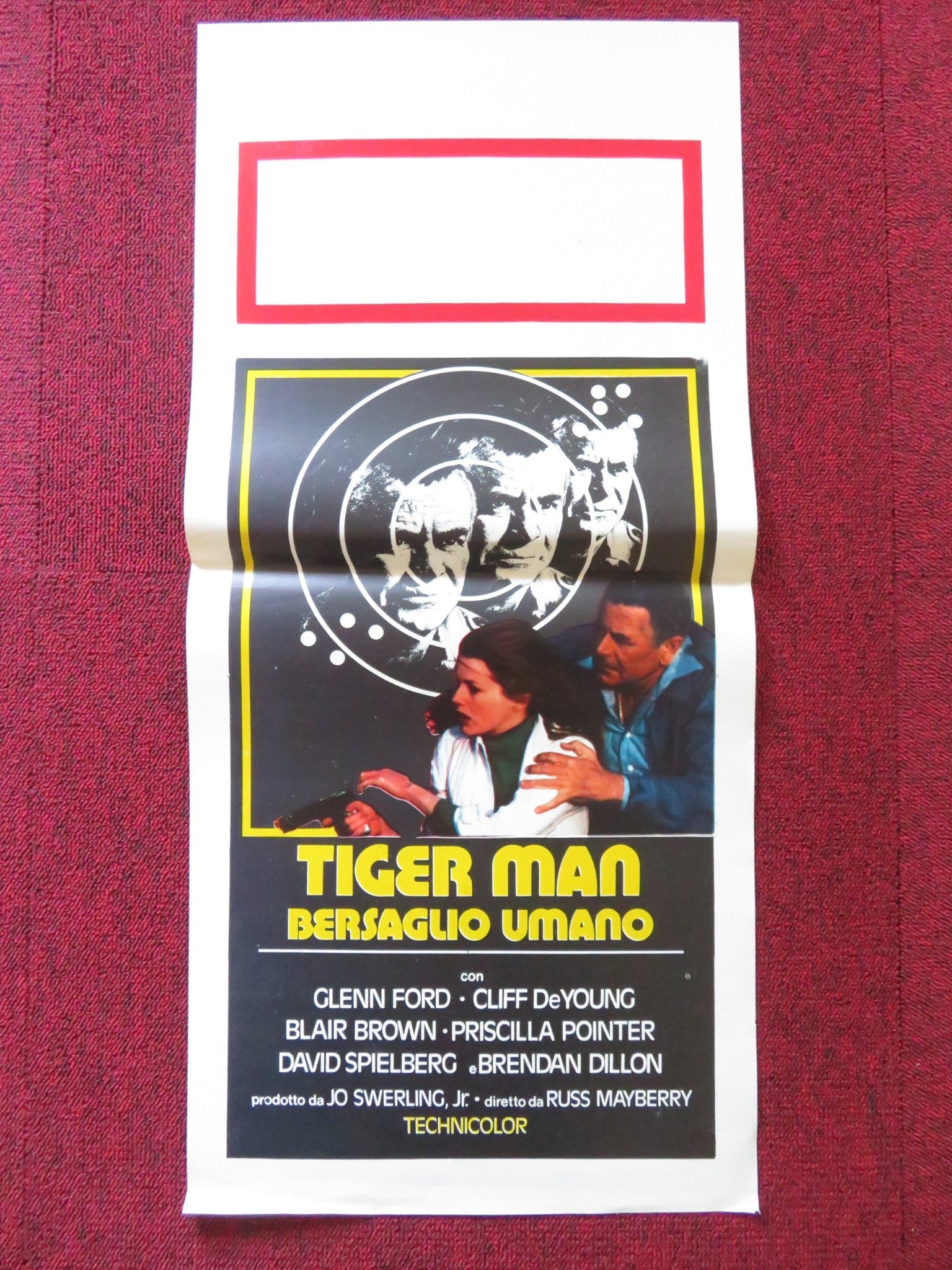 THE 3000 MILE CHASE ITALIAN LOCANDINA POSTER GLENN FORD CLIFF DE YOUNG 1977 Rendezvous Cinema Movie posters