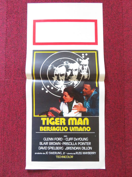 THE 3000 MILE CHASE ITALIAN LOCANDINA POSTER GLENN FORD CLIFF DE YOUNG 1977 Rendezvous Cinema Movie posters