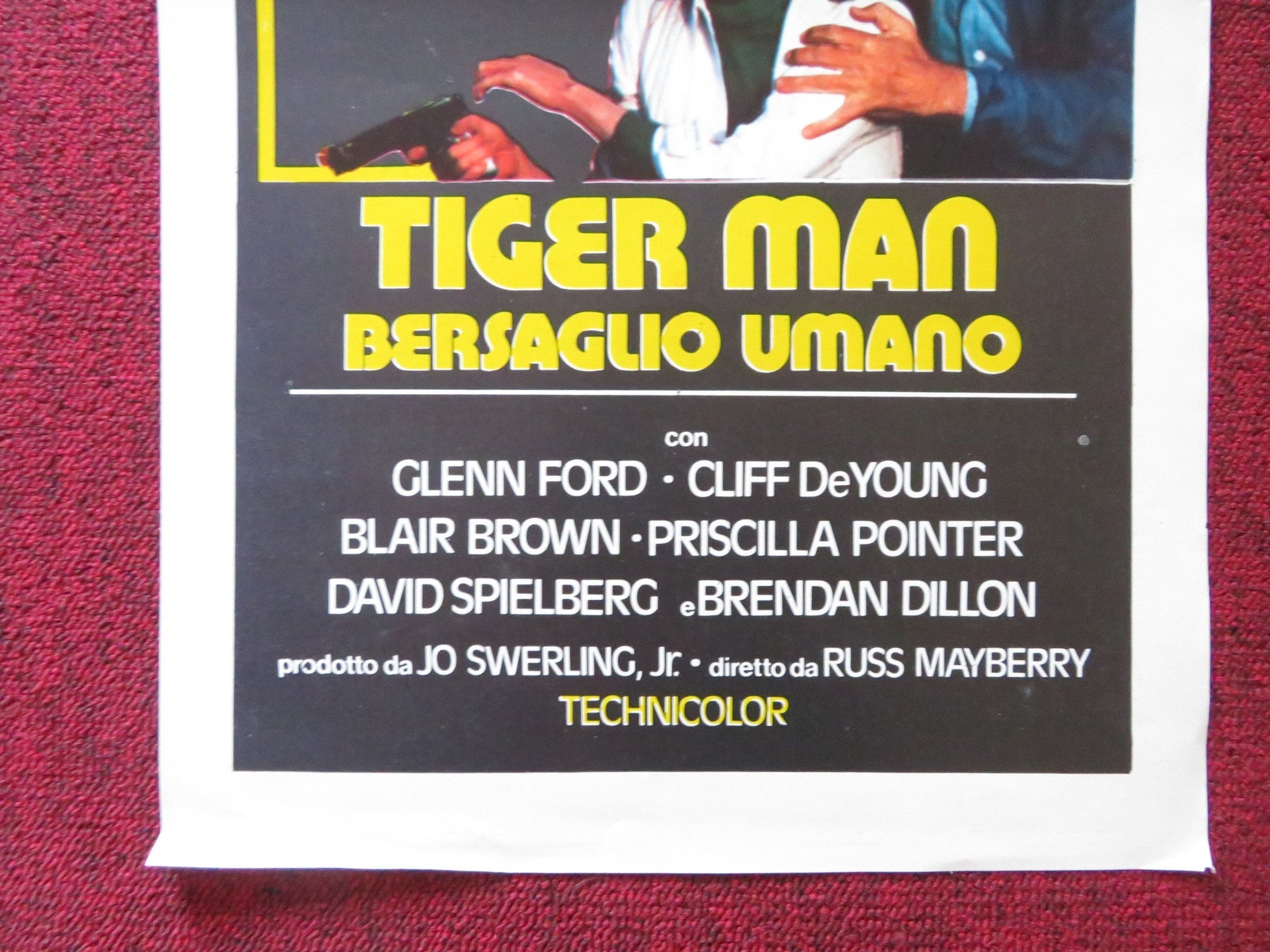 THE 3000 MILE CHASE ITALIAN LOCANDINA POSTER GLENN FORD CLIFF DE YOUNG 1977 Rendezvous Cinema Movie posters