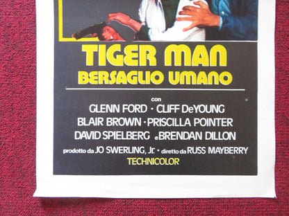 THE 3000 MILE CHASE ITALIAN LOCANDINA POSTER GLENN FORD CLIFF DE YOUNG 1977 Rendezvous Cinema Movie posters