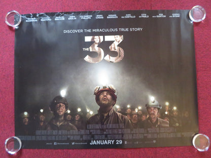 THE 33 UK QUAD (30"x 40") ROLLED POSTER ANTONIO BANDERAS JAMES BROLIN 2015 Rendezvous Cinema Movie posters