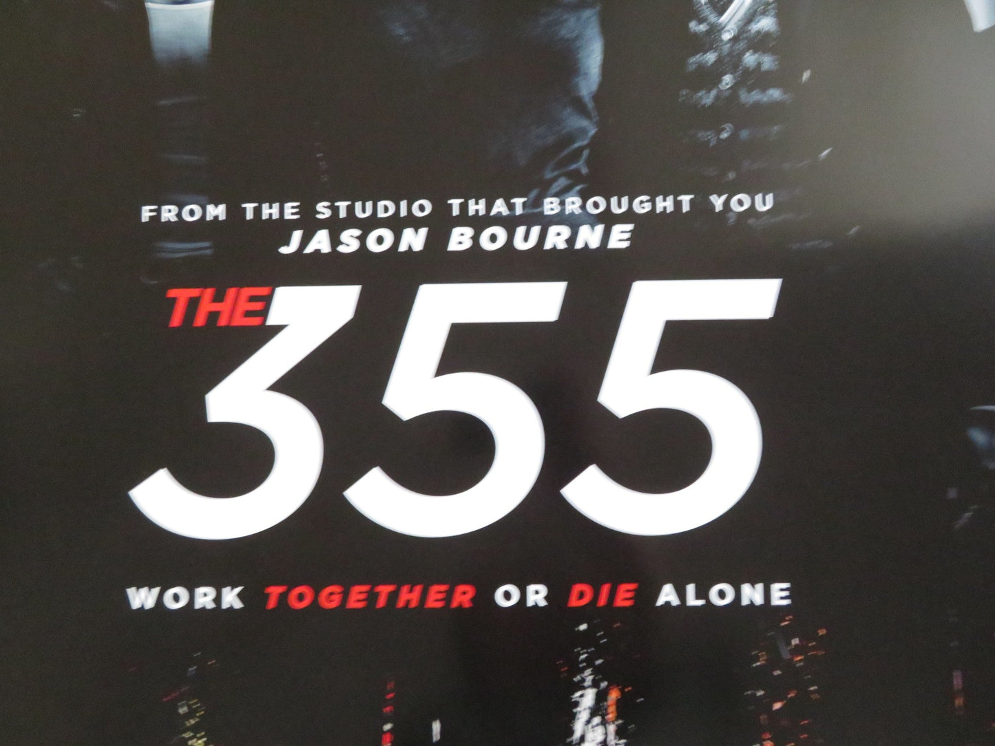 THE 355 US ONE SHEET ROLLED POSTER JESSICA CHASTAIN PENELOPE CRUZ 2022 Rendezvous Cinema Movie posters