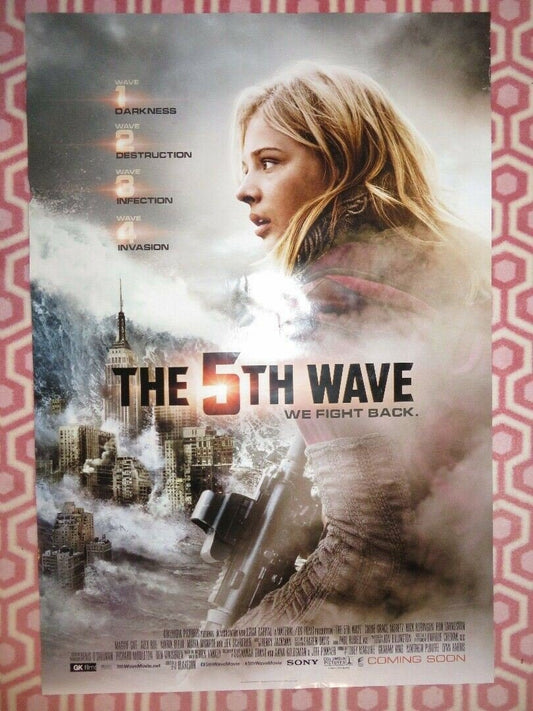 THE 5TH WAVE UK ONE SHEET (27"x 41") ROLLED POSTER CHLOE GRACE LIEV SCHREIBER Rendezvous Cinema Movie posters