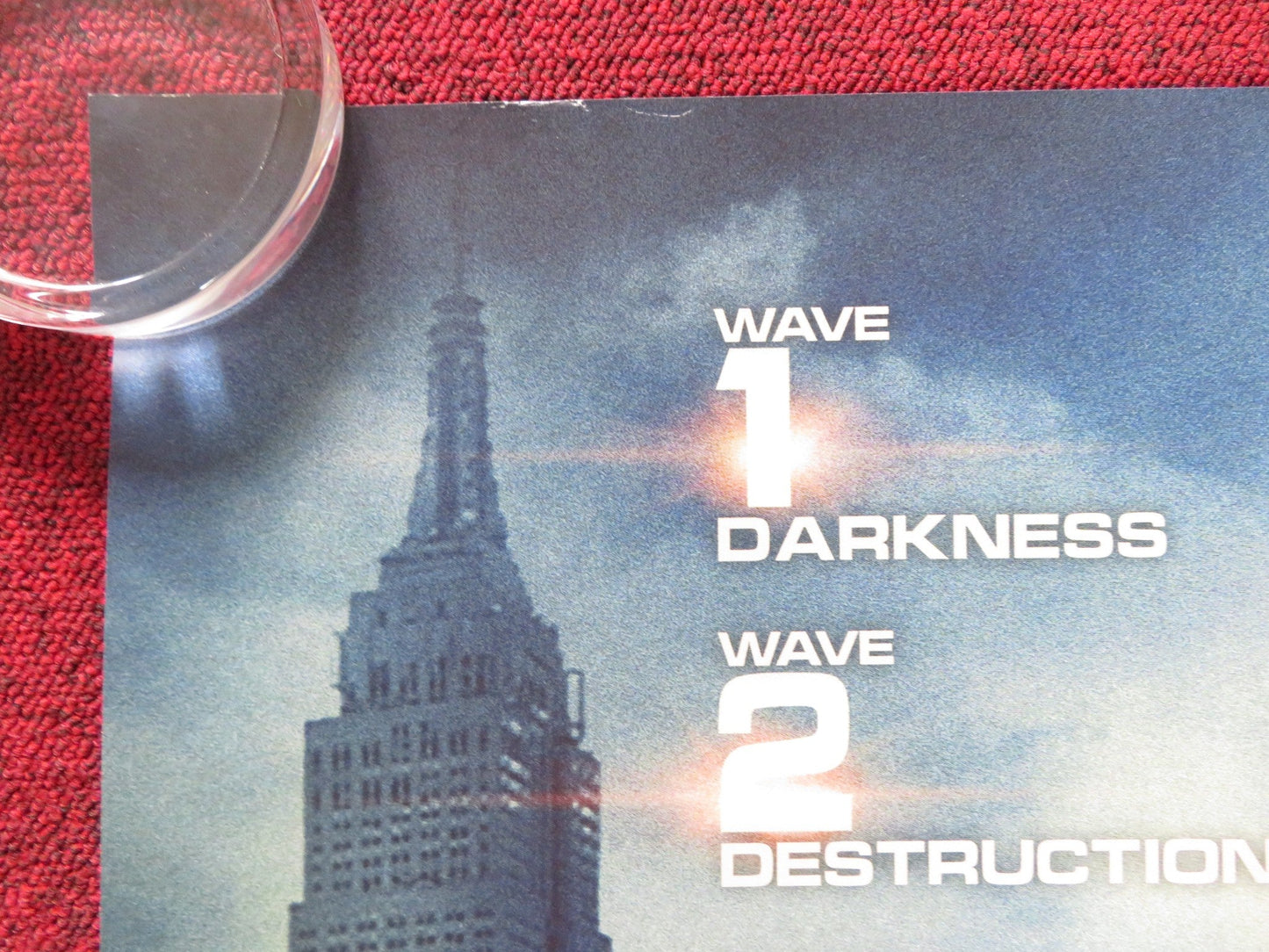 THE 5TH WAVE UK QUAD ROLLED POSTER CHLOE GRACE MORETZ NICK ROBINSON 2016 Rendezvous Cinema Movie posters