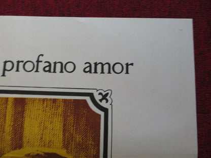 THE ABDICATION FOLDED ARGENTINA ONE SHEET POSTER PETER FINCH LIV ULLMANN 1974 Movie posters