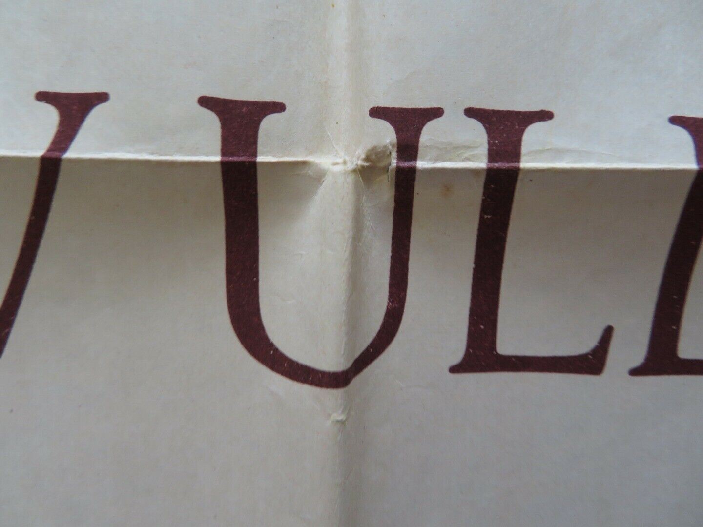 THE ABDICATION FOLDED ARGENTINA ONE SHEET POSTER PETER FINCH LIV ULLMANN 1974 Movie posters