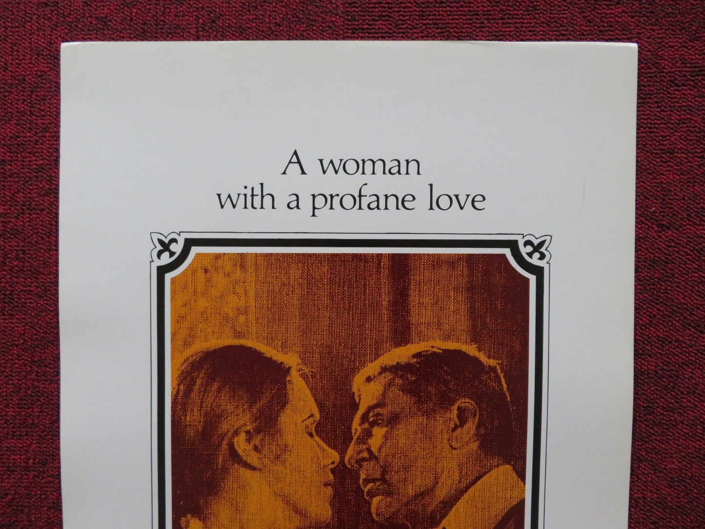 THE ABDICATION US INSERT (14"x 36") POSTER PETER FINCH LIV ULLMANN 1974 Rendezvous Cinema Movie posters