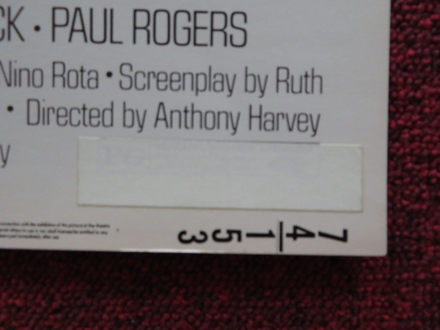 THE ABDICATION US INSERT (14"x 36") POSTER PETER FINCH LIV ULLMANN 1974 Rendezvous Cinema Movie posters