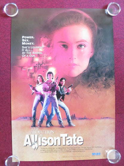 THE ABDUCTION OF ALLISON TATE - b US ONE SHEET ROLLED POSTER BARBARA BOSSON 1986 Rendezvous Cinema Movie posters